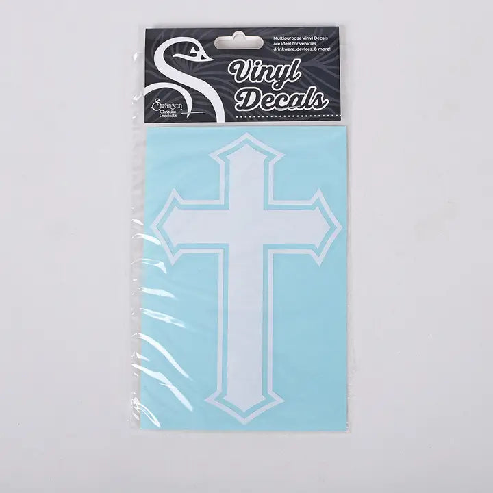 Decal Vinyl Cross