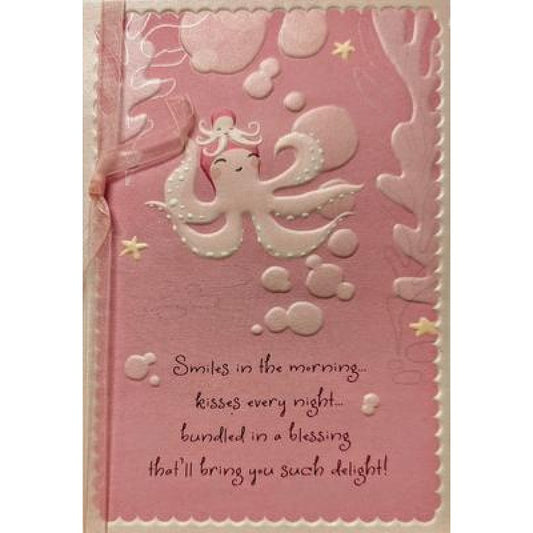 Baby Girl Congratulations Card-76488