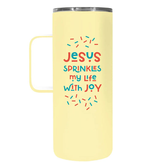 Kerusso 22 oz Stainless Steel Mug Jesus Sprinkles