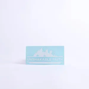AUTO VINYL DECAL – UNSHAKABLE FAITH