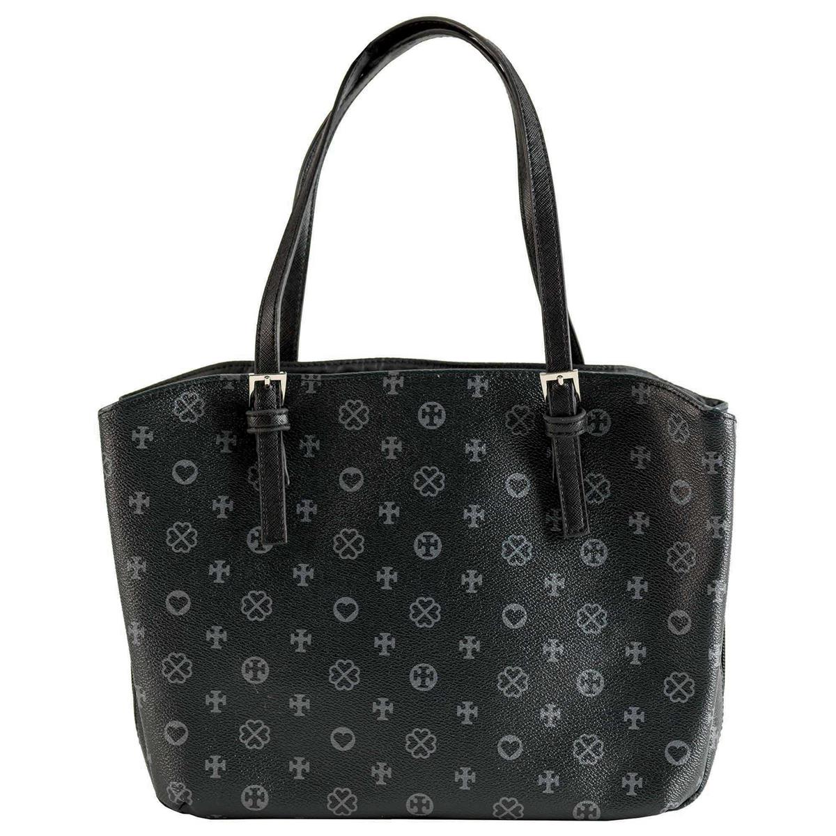 Bible Cover Black Heart Wedge L