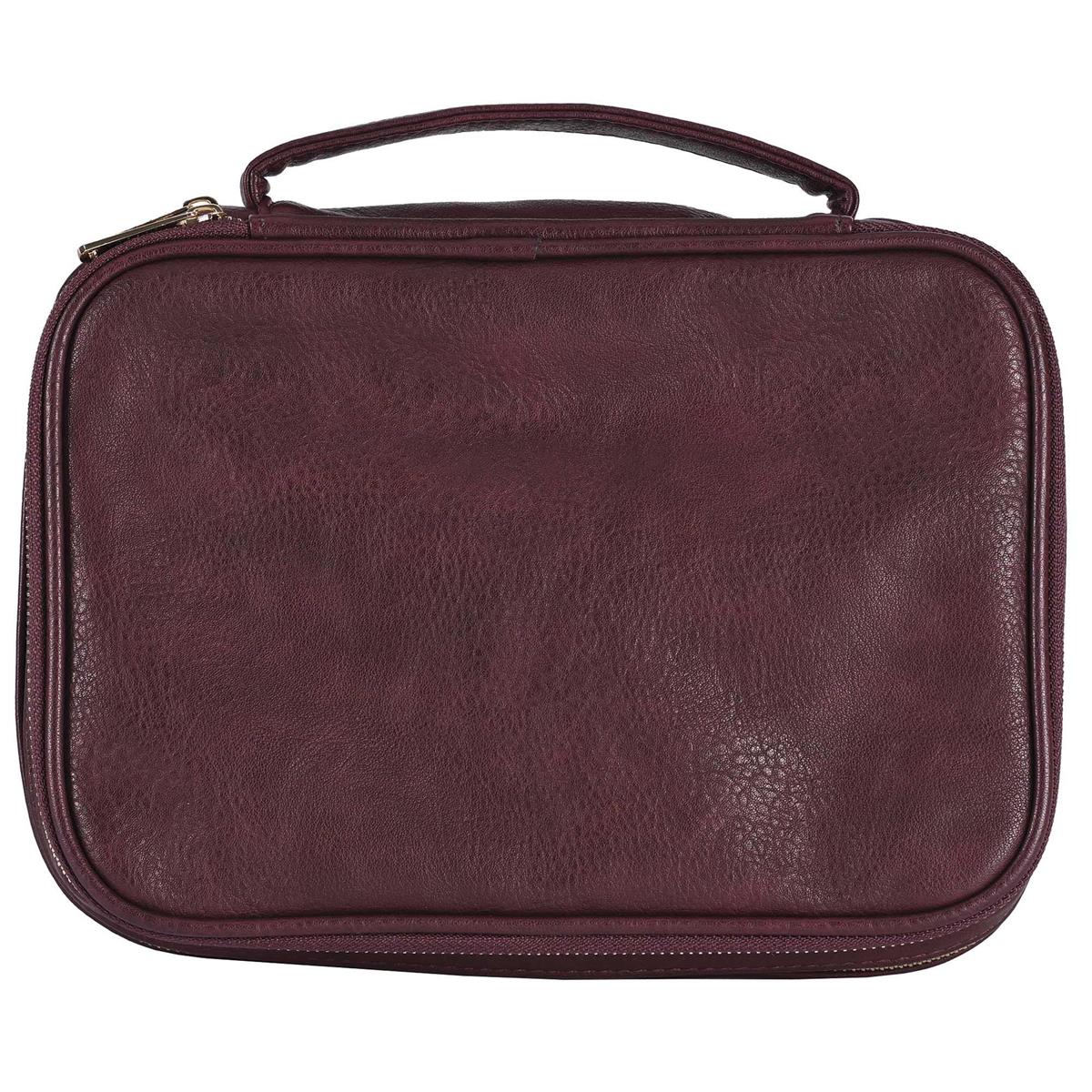 Bible Case Walk By Faith Burgundy XLarge