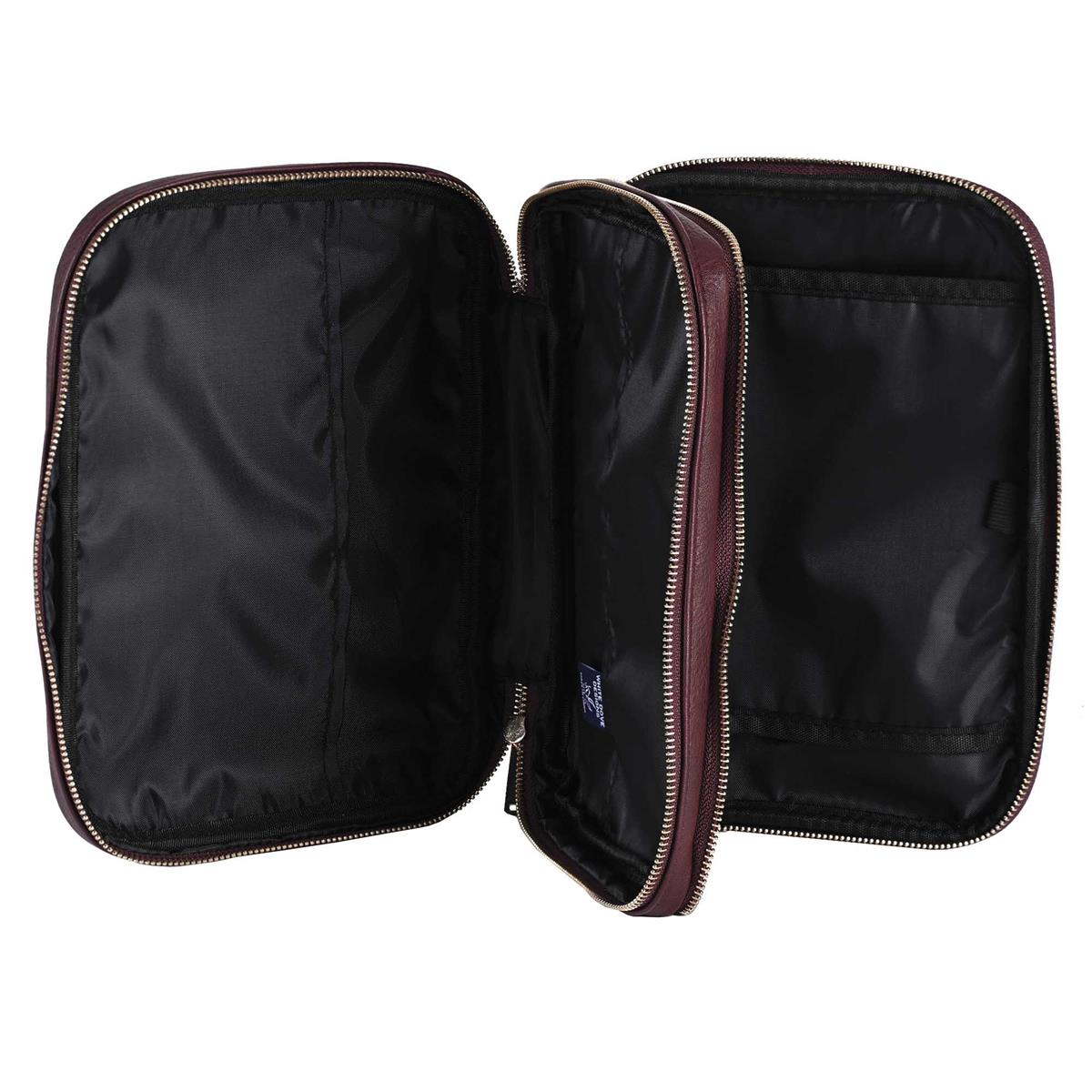 Bible Case Walk By Faith Burgundy XLarge