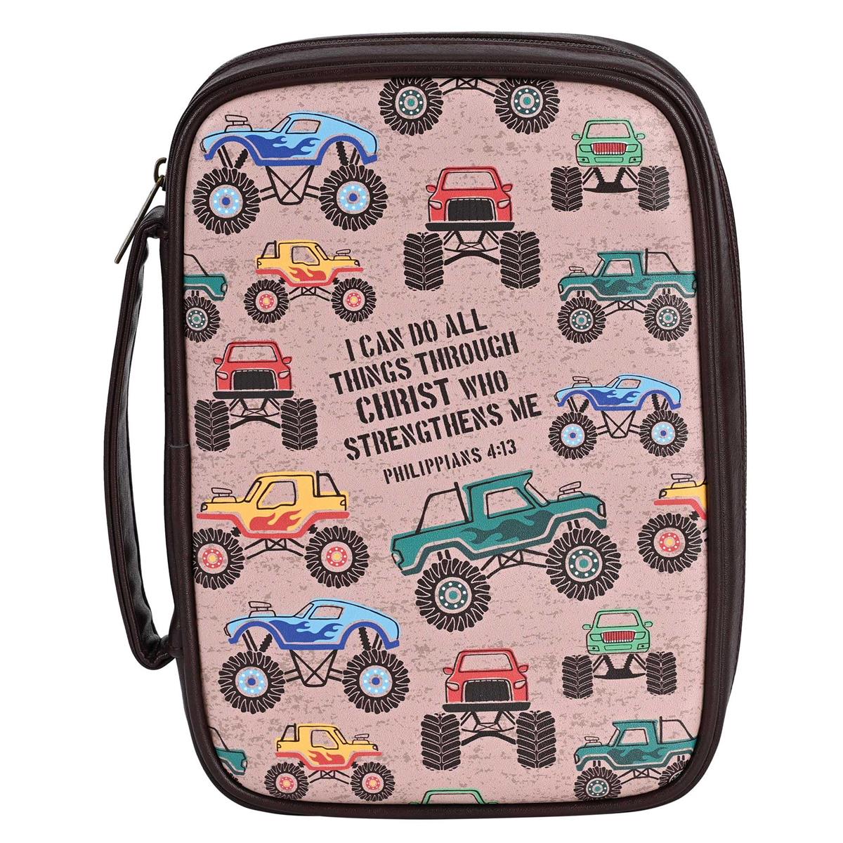 Bible Case I Can Do All Things Trucks Lg
