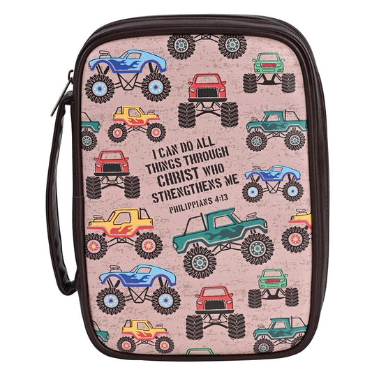 Bible Case I Can Do All Things Trucks Lg