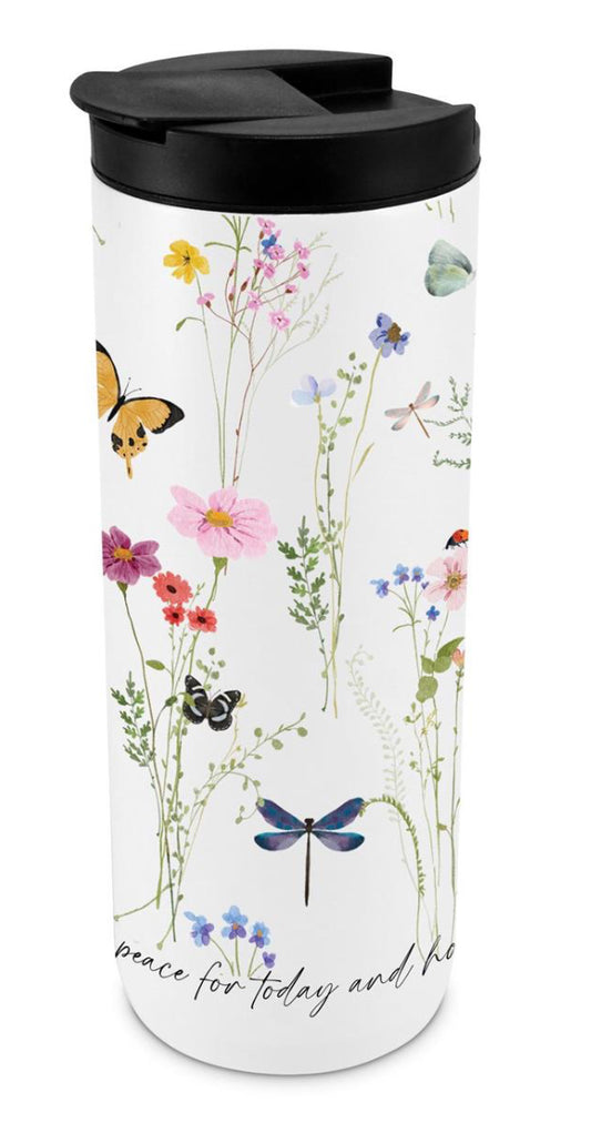 TUMBLER PEACE FOR TODAY BUTTERFLIES