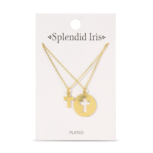 Bff Necklaces - Pair of Cross Necklaces