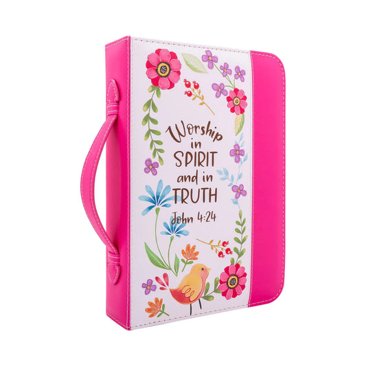 Bible Cover: Worship in Spirit & Truth, John 4:24 (Large)