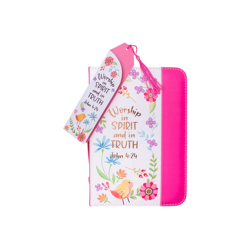 Bible Cover: Worship in Spirit & Truth, John 4:24 (Large)