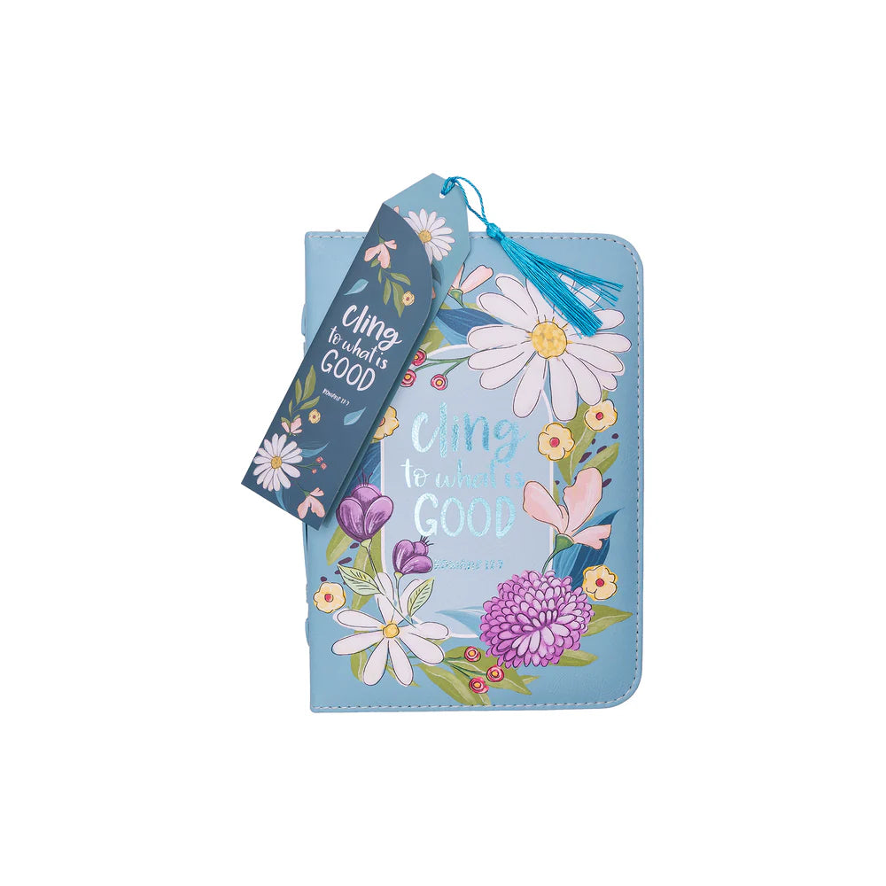 Bible Cover: Cling to what is Good, Romans 12:9 (Large)