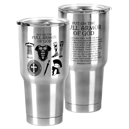 Armor of God Stainless Steel Tumbler 30 oz