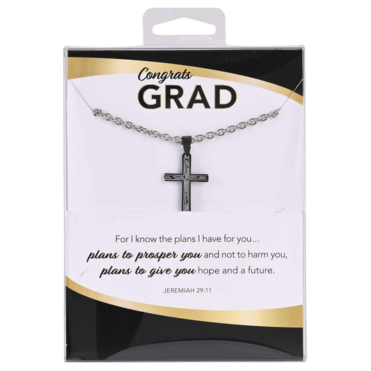 Necklace Congrats Grad Jer. 29:11 Grain