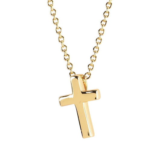 Cross Necklace, 16" Chain