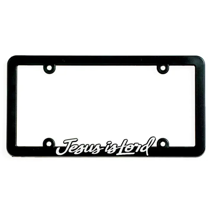 Jesus Is Lord License Plate Frame