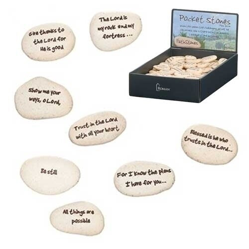 1.25" POCKET STONES - FAITHSTONES