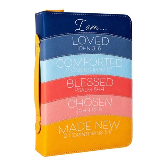 Bible Cover Large Modern Rainbow