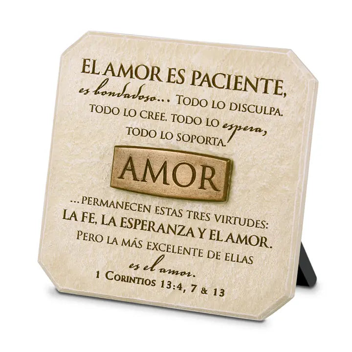 Spanish Plaque Bronze-Finish Title Bar