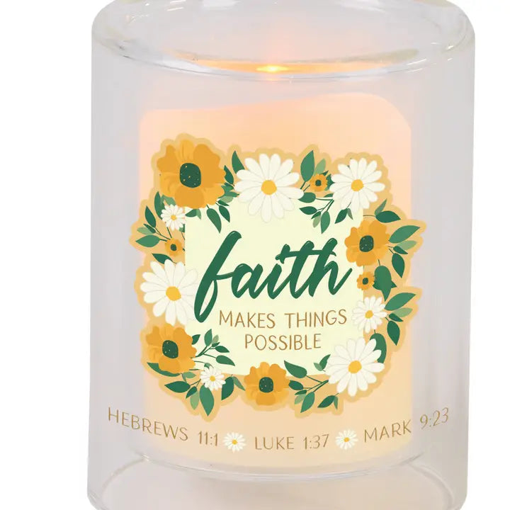 Candleholder Votive Faith Makes Things