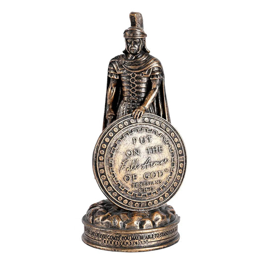 Figurine Full Armor of God Bronzed 8.75"