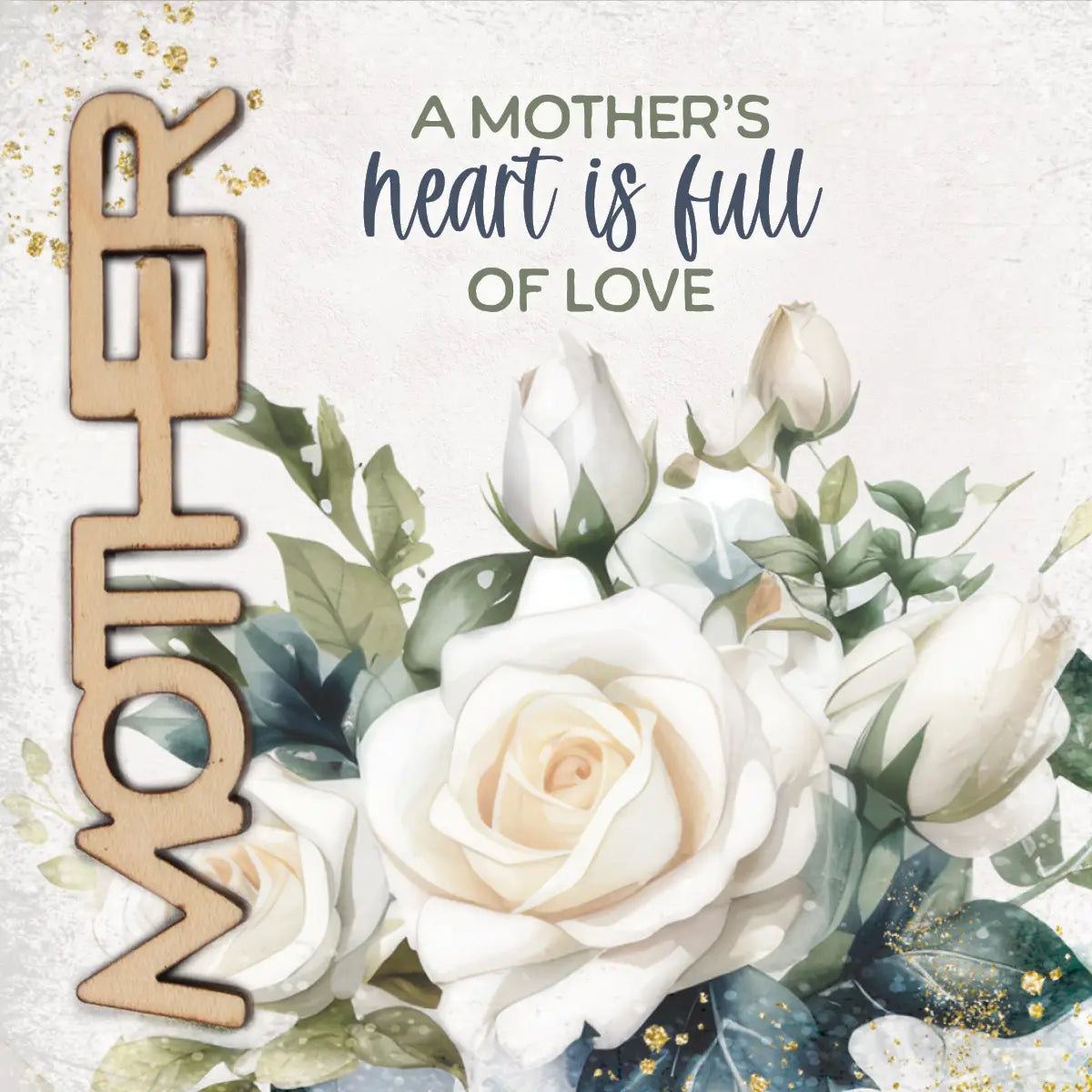 Mother-Heart Is Full - Crafted Remindables Magnets