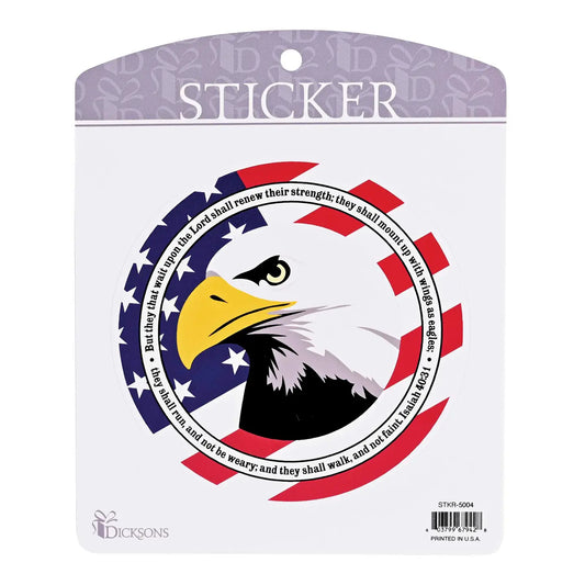 Eagle But They That Wait Upon Sticker