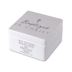 Baptized In Christ Keepsake Box, Numbers 6:24