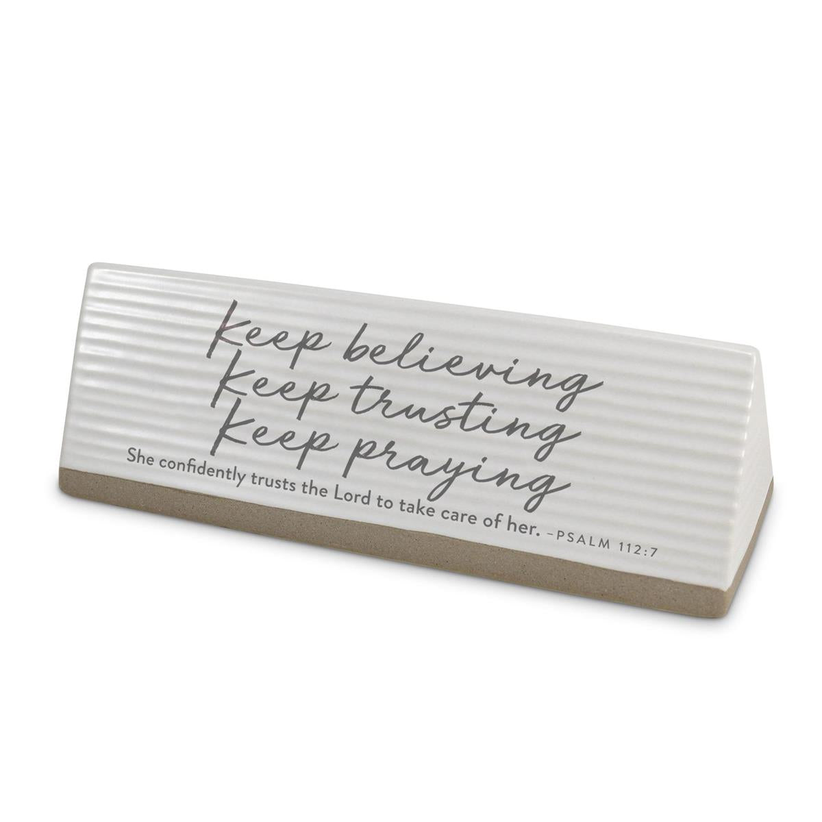 Tabletop Reminder Keep Believing 2.25H"