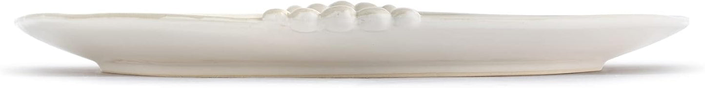 Holy Family Classic White 17.5 x 13 Inch Ceramic Serving Plate Platter