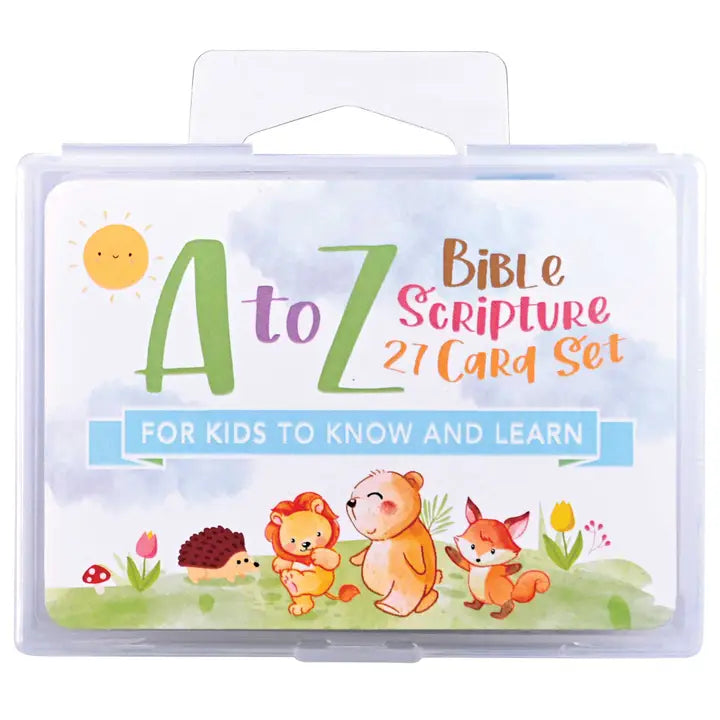 Flashcard Set A-Z with Bible Verses