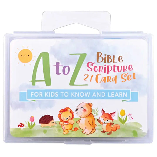 Flashcard Set A-Z with Bible Verses
