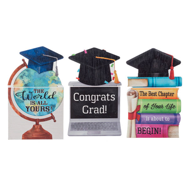 Graduation Hidden Message Gift Card Holder
