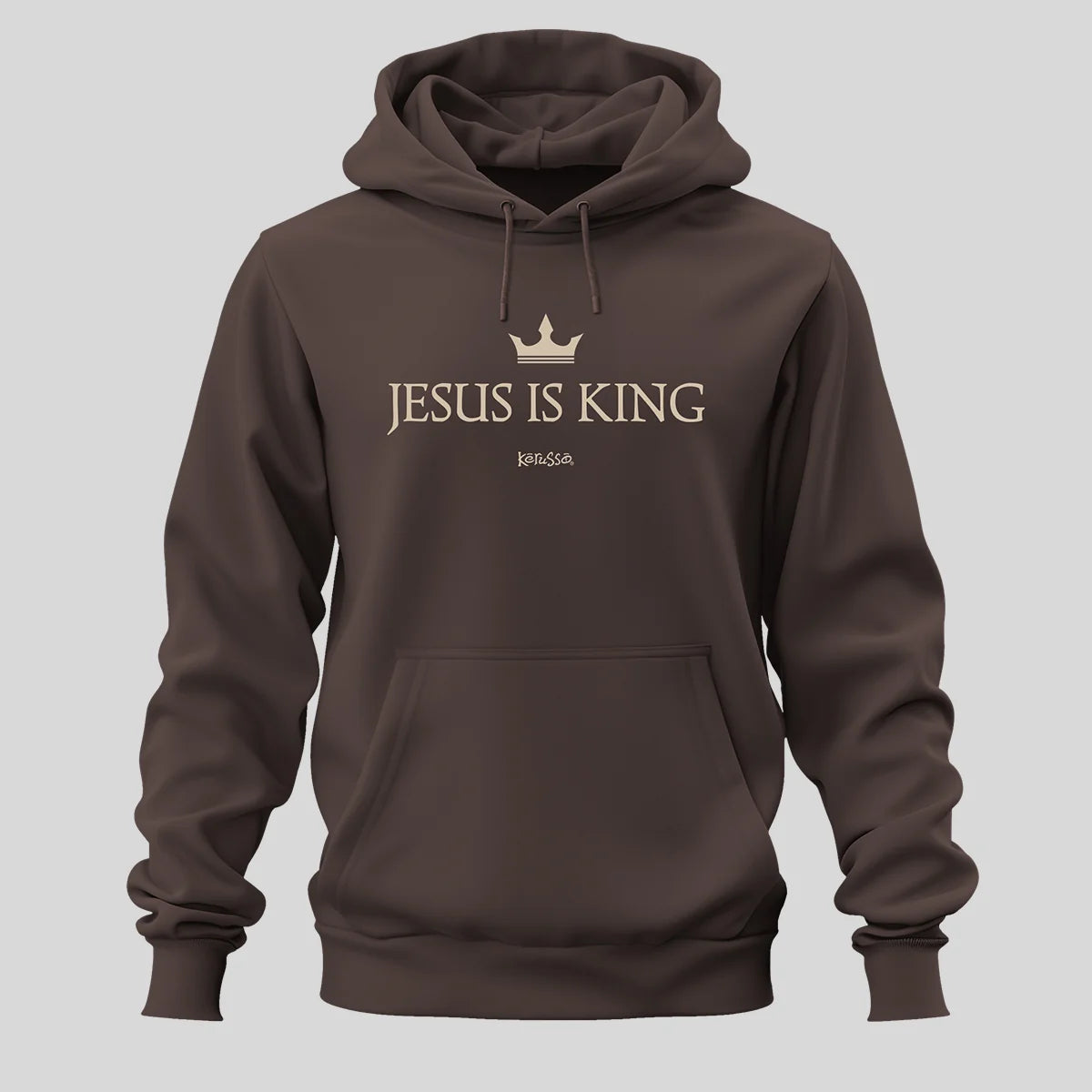Kerusso Mens Hoodie Jesus Is King