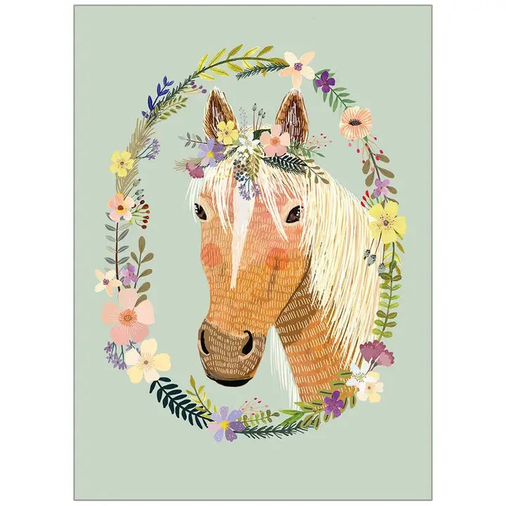 Horses - Faith Birthday Girl Card- SCD100126