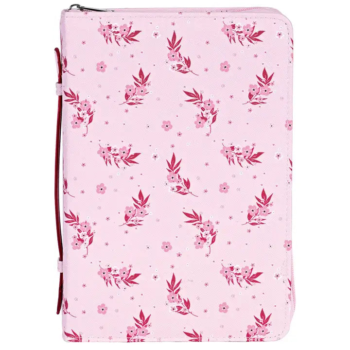 Bible Case Pink Floral, Large