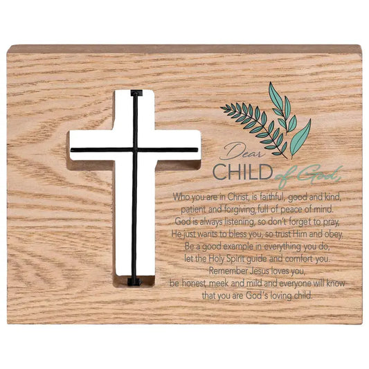 Tabletop Wire Plaque Child of God Boy