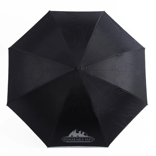 Unshakable Faith Umbrella Reversible, Black