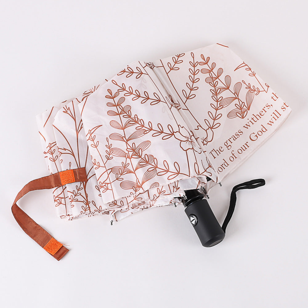 Isaiah 40:8 Wildflowers Compact Umbrella