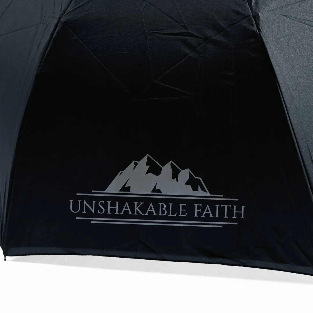 Unshakable Faith Umbrella Reversible, Black