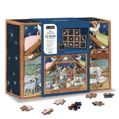 Nativity 12-Day Christmas Countdown Advent Puzzle