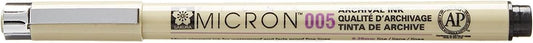 Pigma Micron Pen (005) .20mm: Black