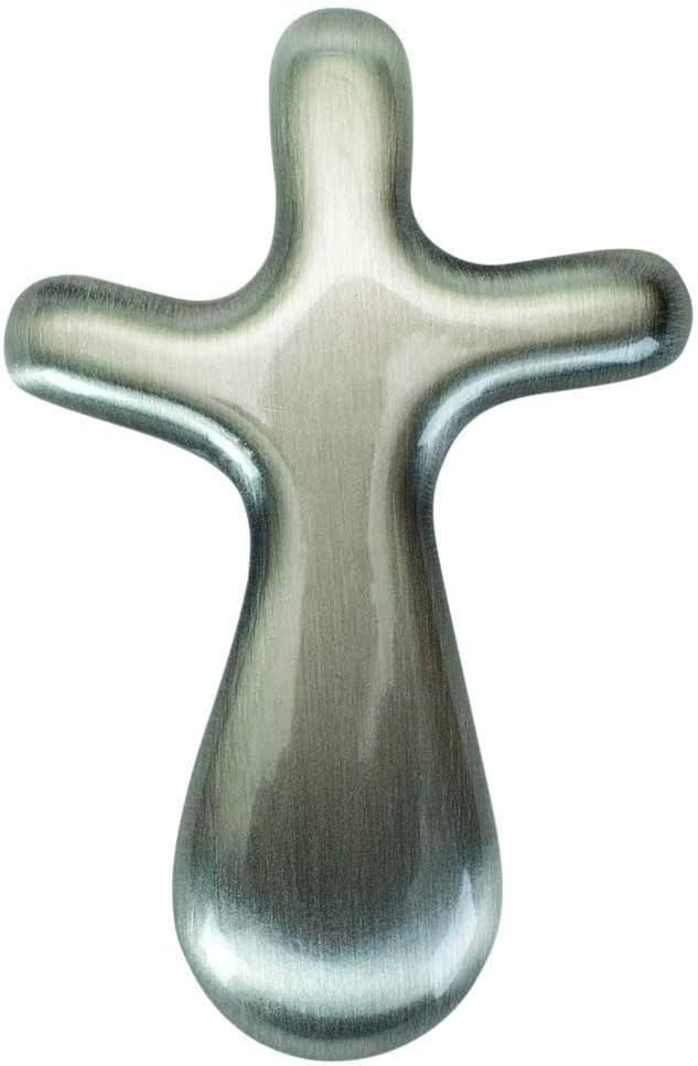 Palm Cross Baptized In Christ, Silver