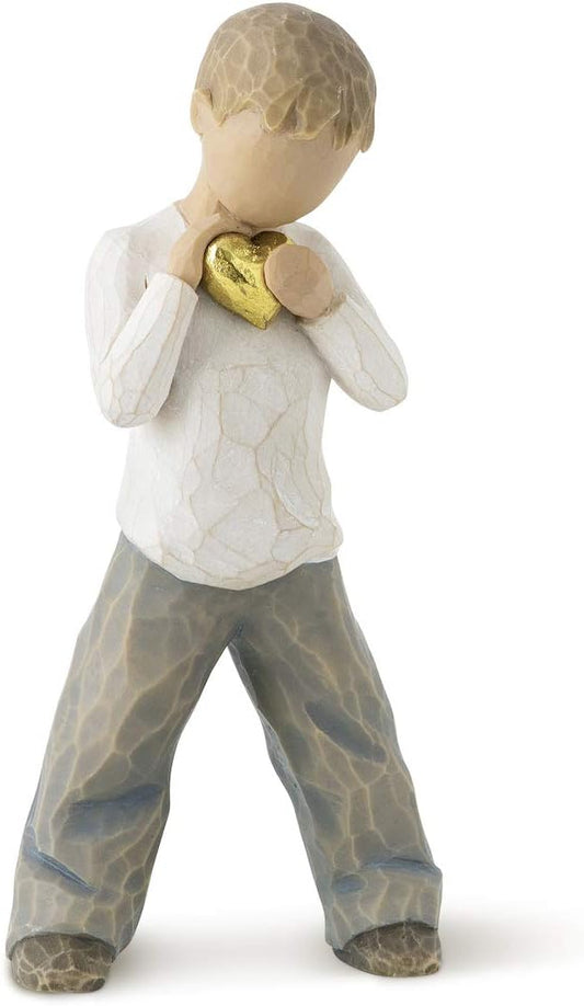 Willow Tree Heart of Gold, Sculpted Hand-Painted Figure
