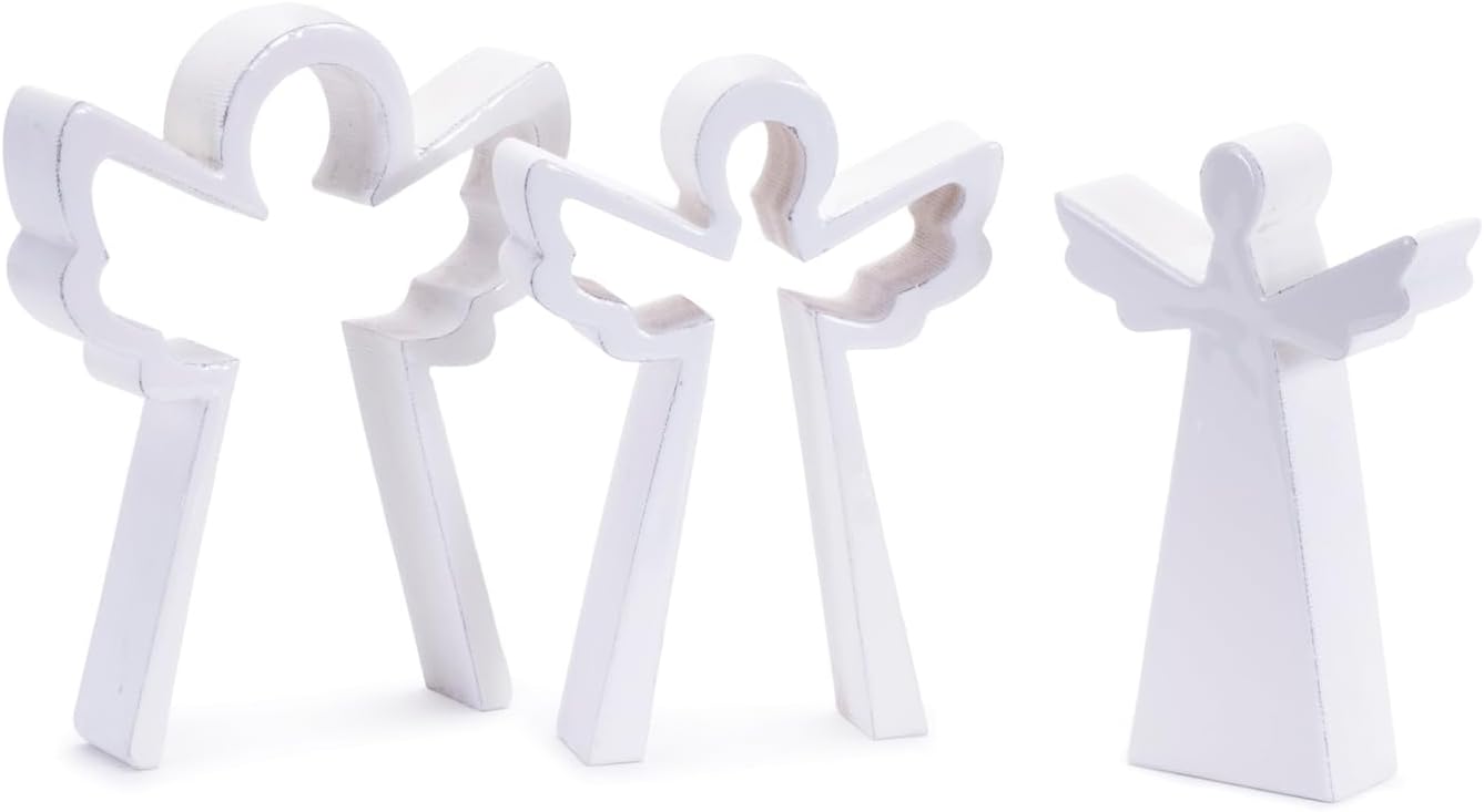 Triple Angel Puzzle Tabletop Decorations - 8"
