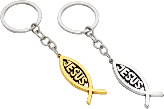 Jesus Fish Keychain