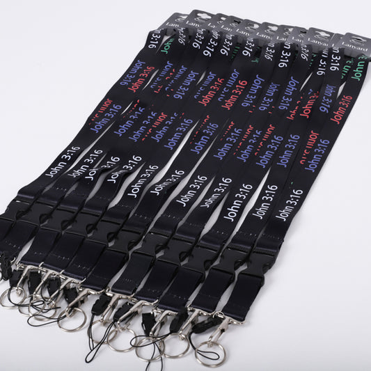 Lanyard John 3:16 Multi-Color