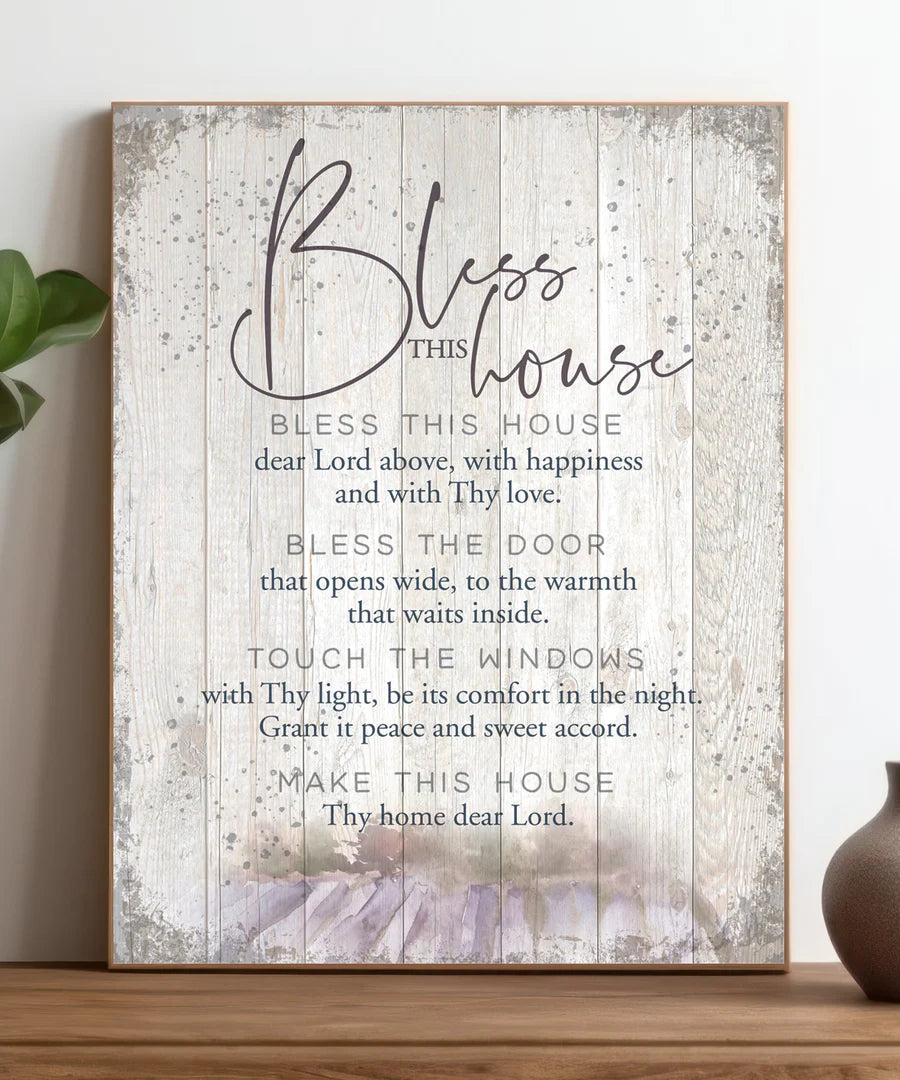 Bless This House 11x15 MDF Statement Board