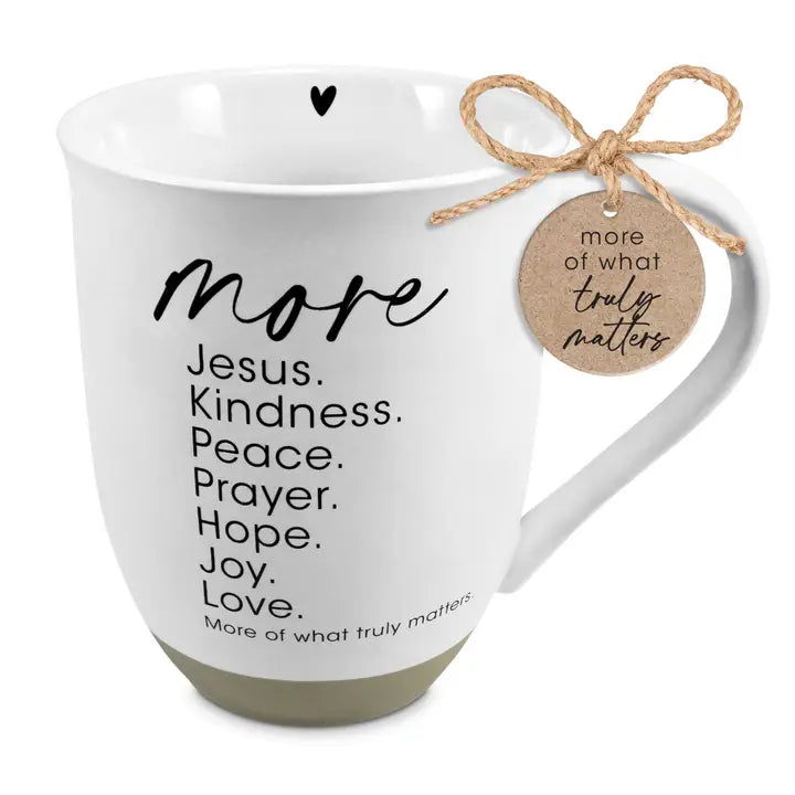 Mug What Truly Matters More Jesus, 18oz