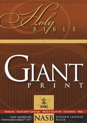 Giant Print Handy-Size Reference Bible: NASB 1977 Edition