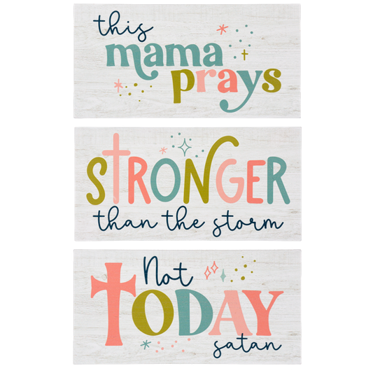 Colorful Faith Message Block