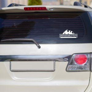 AUTO VINYL DECAL – UNSHAKABLE FAITH